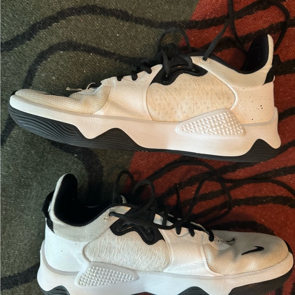 Nike PG 5 White/Multi-Color-Glacier Blue Black PG5 (CW3143 100) Men’s  8 Shoes - Picture 3 of 16